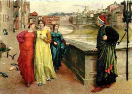Art - Peinture - Firenze - Henry Holliday - Rencontre De Dante Avec Beatrice - CPM - Voir Scans Recto-Verso - Paintings