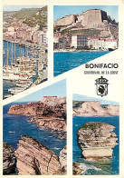 20 - Bonifacio - Multivues - Falaises - Curiosité Géologique - Blasons - CPM - Voir Scans Recto-Verso - Altri & Non Classificati