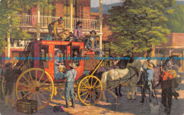 R156924 For Forty Years After The Gold Rush Coaches Like These Were The Universa - World