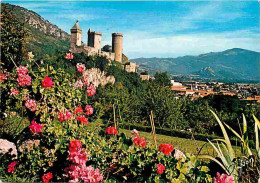 09 - Foix - Le Château Fort Des Comtes De Foix - Fleurs - CPM - Voir Scans Recto-Verso - Foix