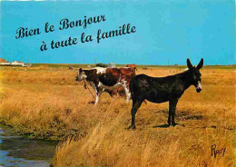 Animaux - Vaches - Carte Humoristique - Anes - CPM - Voir Scans Recto-Verso - Cows