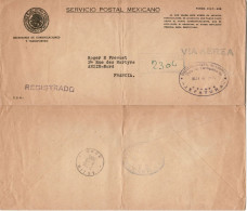 MEXICO 1965  AIRMAIL R - LETTER SENT FROM MEXICO TO ANZIN - México