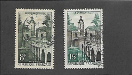 FRANCE 1957-  N°YT 1105-1106 - Usados