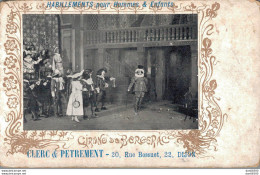 CYRANO DE BERGERAC CARTE PUB DE CLERC ET PETREMENT DIJON HABILLEMENTS POUR HOMMES ET ENFANTS - Publicidad