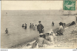 76 VEULES LES ROSES LES BAIGNEURS ET LA PLAGE - Veules Les Roses