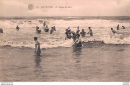 BELGIQUE OSTENDE A L'HEURE DU BAIN - Oostende