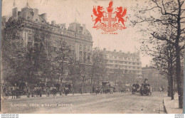 LONDON CECIL & SAVOY HOTELS NOMBREUX ATTELAGES - Otros & Sin Clasificación