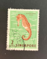 (stamps 29-5-2024) Used - Singapore  (Hyppocampe / Sea Horse) - Andere & Zonder Classificatie