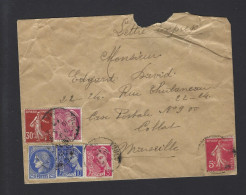 LETTRE FRANCE EXPRESS TOULON VAR - 1921-1960: Période Moderne