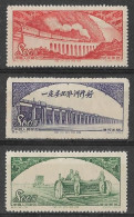 Chine  China** -1952 - Plan De La Modernisation De  YT N° 955/956/958 émis Neuf Sans Gomme Avec N° De Série Et Parution - Unused Stamps