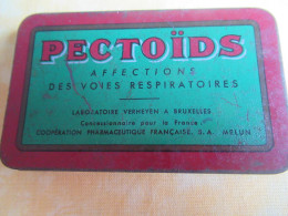 Boite Métallique Ancienne/Pharmacie/PECTOÏDS/Laboratoires VERHEYEN Bruxelles/ Melun /MI-XXéme         BFPP328 - Scatole