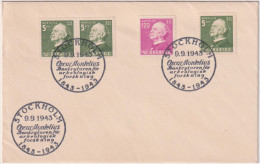 * SWEDEN > 1943 POSTAL HISTORY > FDC Cover, Centenery Of Archeologist Oscar Montelius - Lettres & Documents