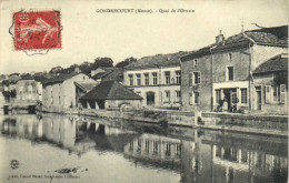 GONDRECOURT Quai De L'Ornain Animée Lavoir RV Ambulant Neufchateau A Bar Le Duc - Other & Unclassified