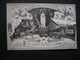 Souvenir De Lourdes A La Grotte J'ai Prie Pour Vous 1929 - Lourdes