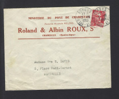 LETTRE FRANCE GANDON VEYNES 1950 MINOTERIE FARINE - 1921-1960: Periodo Moderno