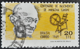 Bresil Brasil Brazil 1969 Gandhi Yvert 906 O Used - Mahatma Gandhi