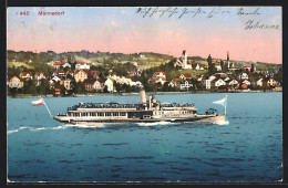 AK Männedorf, Dampfschiff Auf Dem See  - Other & Unclassified