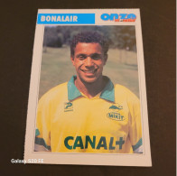 Fiche Illustrée Sport Football ** Onze Mondial   ** France ** Nantes ** Thierry Bonalair - Sport