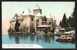 AK Chillon, Château En Hiver  - Andere & Zonder Classificatie