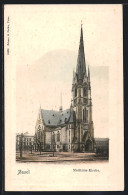 AK Basel, Matthäus-Kirche  - Bazel