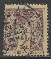 Lot N°190 N°85,oblitéré Cachet à Date PARIS 24 R.DE CLERY - 1876-1898 Sage (Type II)