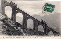 In 6 Languages Read A Story: Lourdes. Le Funiculaire Du Pic Du Jer. Le Grand Viaduc. | The Funicular Of Great Viaduct - Lourdes