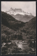 AK Aigle, Le Grand Hôtel Et La Dent Du Midi  - Aigle