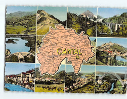 Carte Souvenir Du Cantal - Très Bon état - Other & Unclassified