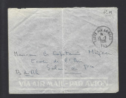 LETTRE FRANCE POSTE AUX ARMEES TOE 1956 - Covers & Documents