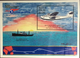 Palau 1985 Airmail Flight Anniversary Minisheet MNH - Palau