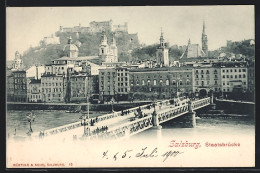 AK Salzburg, Ansicht Der Staatsbrücke  - Altri & Non Classificati
