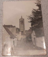 CPA - BRAINE-LE-COMTE - Place Des Postes - Eglise St-Géry - Route De Petit-Roeulx - Vierge - Glacée - Dentelée - Braine-le-Comte