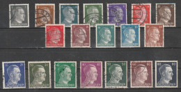 1941 - Adolf Hitler Mi No 781/798 - Used Stamps