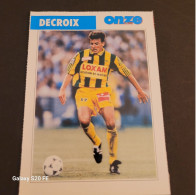 Fiche Illustrée Sport Football ** Onze Mondial   ** France ** Nantes **  Eric Decroix - Sport