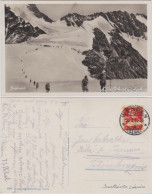 Ansichtskarte Lauterbrunnen Jungfraujoch - Berghütte Und Wanderer 1931 - Other & Unclassified