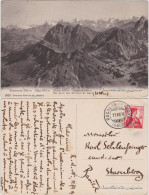 Ansichtskarte Grindelwald Wetterhorn, Eiger, Mönch Und Jungfrau 1914  - Otros & Sin Clasificación