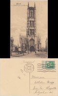 Gent Ghent (Gand) La Cathedrale St. Bavon/Straßenpartie An Der Kathedrale 1914  - Sonstige & Ohne Zuordnung