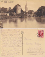 Postkaart Brügge Brugge | Bruges Het Minnewater/Der See Der Liebe 1929 - Autres & Non Classés