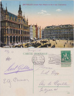 Brüssel Bruxelles Grande Place, Maison Du Roi Et Des Corporations 1913 - Otros & Sin Clasificación