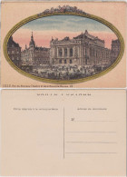 Lille Vue Du Nouveau Théatre Et De La Nouvelle Bourse/Theater Und Börse 1915 - Lille