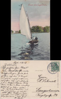 Ansichtskarte Tegel-Berlin Segelboot Auf Dem Tegeler See 1907  - Tegel