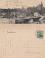 Ansichtskarte Zwickau Paradiesbrücke Und Villa Ebert 1907  - Zwickau