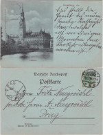 Ansichtskarte Hamburg Rathaus 1898  - Autres & Non Classés