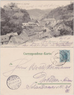 Postcard Graupen Krupka Straßenpartie Mit Rosenburg 1901  - Czech Republic