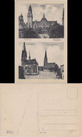 Ansichtskarte Duisburg 2 Bild: Burgplatz Und Kirchen 1920 - Duisburg