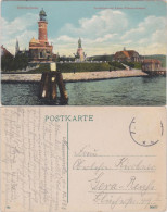 Holtenau-Kiel Holtenå Leuchtturm Und Kaiser-Wilhelm-Denkmal 1911 - Autres & Non Classés
