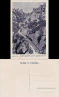 Monistrol De Montserrat Estación Montserrat Del F. C. Cremallera 1930 - Otros & Sin Clasificación