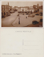 CPA Cognac Place Francois 1er/Platz, Autos 1930  - Autres & Non Classés