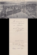 Postkaart Antwerpen Anvers Blick über Die Stadt - Markt Und Hafen 1913  - Autres & Non Classés