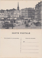 CPA Lille Rue De La Gare/Bahnhofstraße Mit Straßenbahnen 1922  - Lille